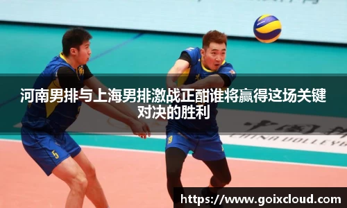 河南男排与上海男排激战正酣谁将赢得这场关键对决的胜利